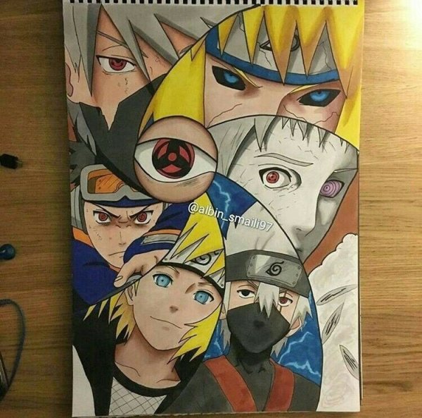 Плакат Наруто Хокаге