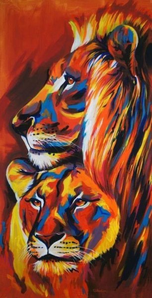 Леопард мастихин живопись