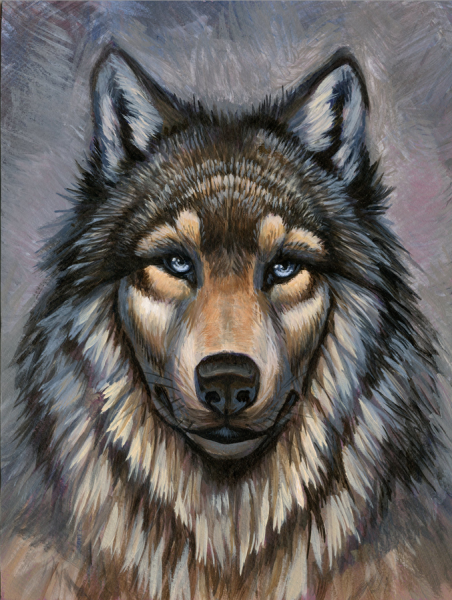 Портрет волка в живописи