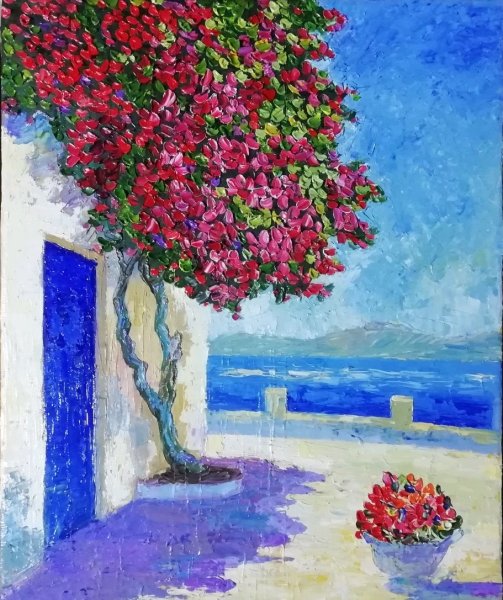 Бугенвиллия Средиземноморье мастихин