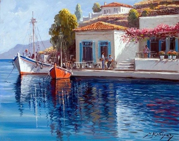 Deniz ressami Бодрум художник