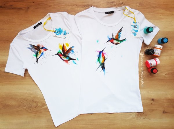 Расписанные футболки