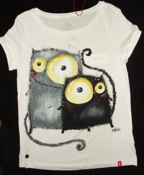 Роспись акрилом по ткани