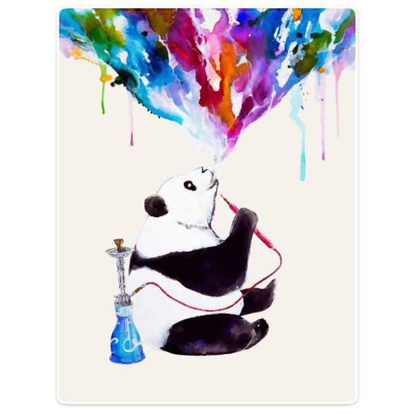 Панда акрилом