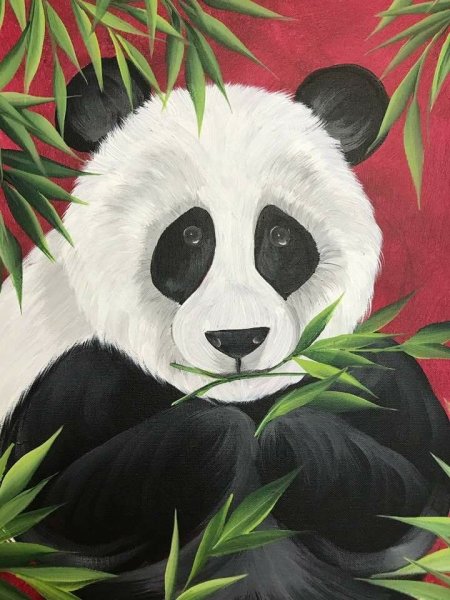 Панда картина