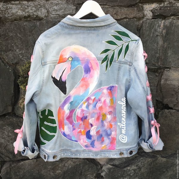 Роспись одежды акриловыми красками