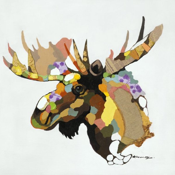 Абстрактная живопись Лось