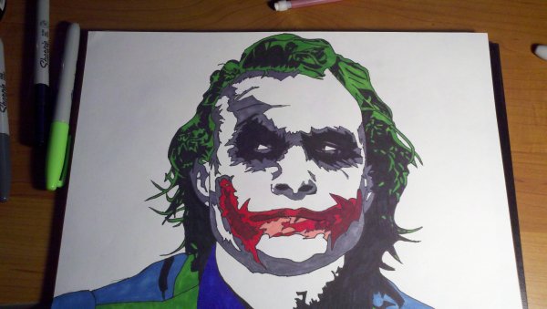 Джокер фломастерами