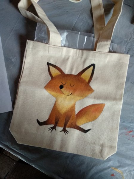 Роспись эко сумок мастер класс