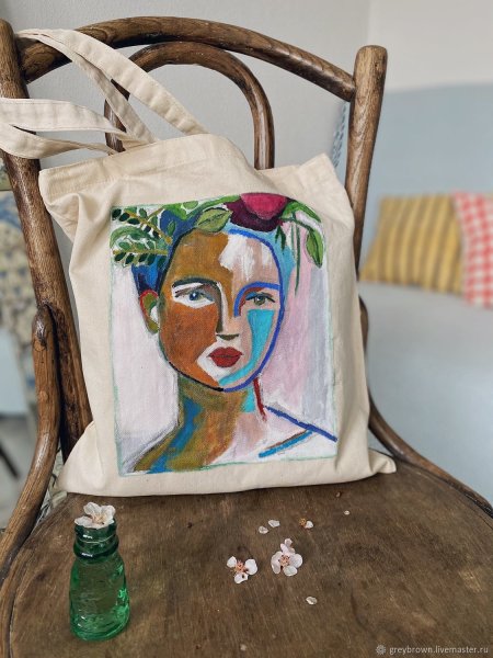 Роспись сумок шопперов