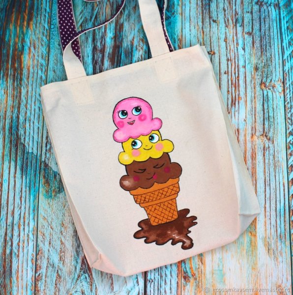 Роспись эко сумок мастер класс