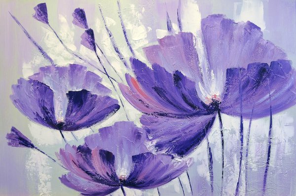 Цветы акварель