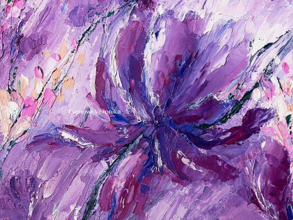 Живопись в фиолетовых тонах
