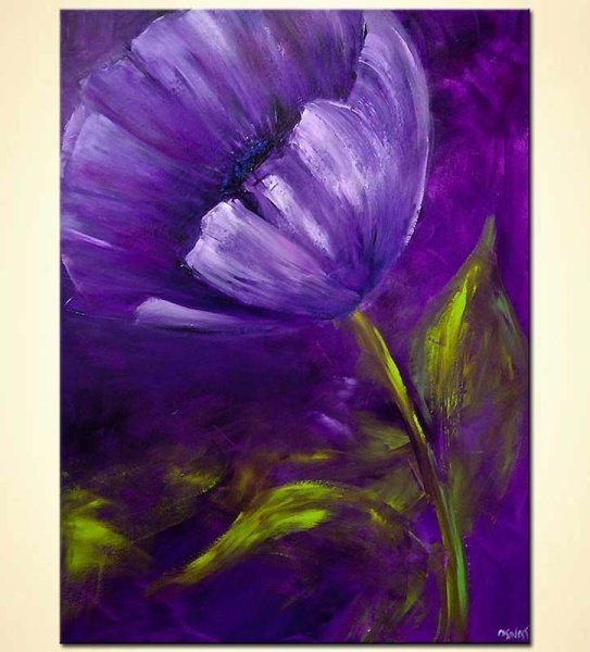 Картины маслом в сиреневых тонах