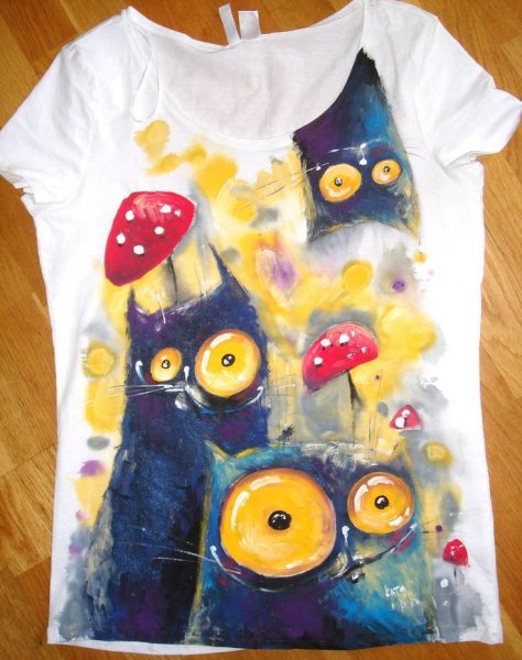 Рисование на футболках
