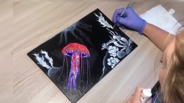 Яркие рисунки гуашью