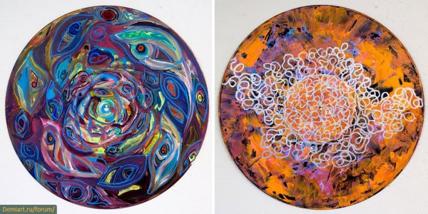 Рисование на дисках