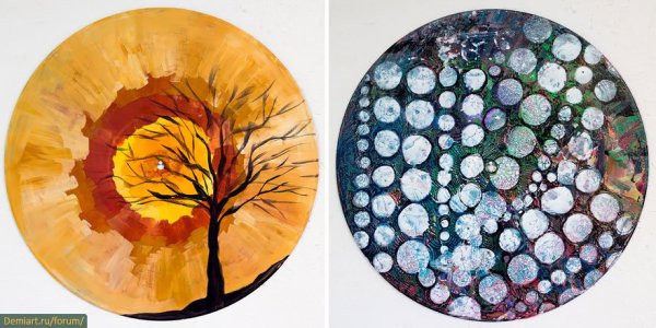 Пейзаж на пластинке