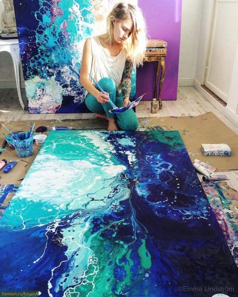 Художница Эмма Линдстрем