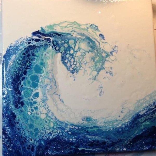 Жидкий акрил море