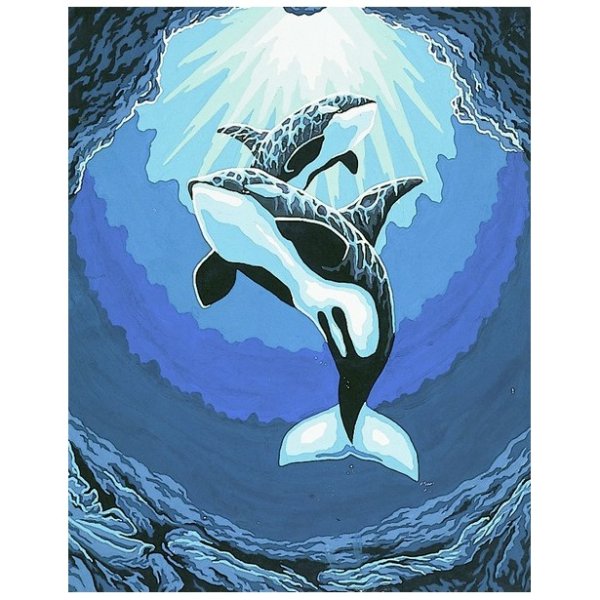 Картина-талисман с касаткой