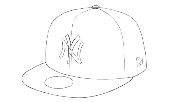 Роспись бейсболок