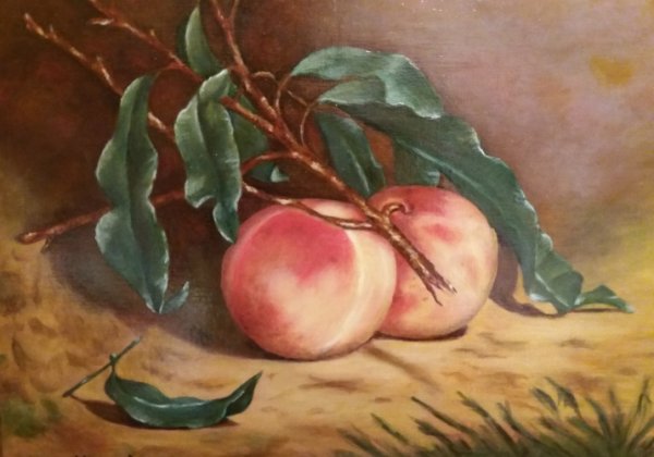 Китайская живопись персики