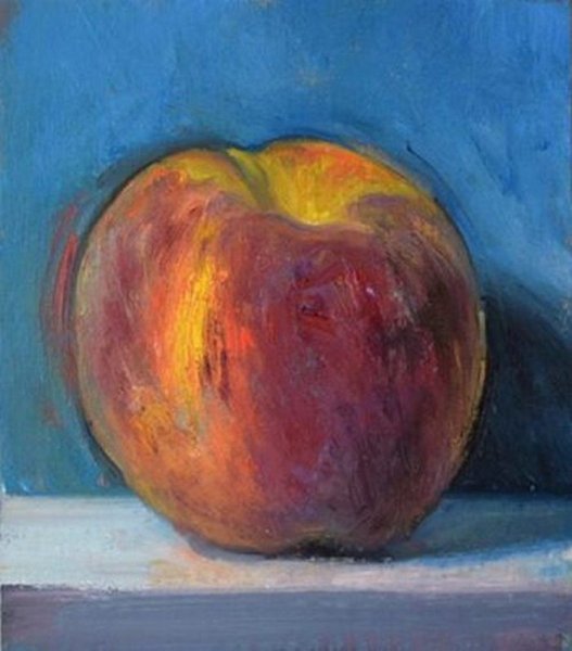 Персики акрилом