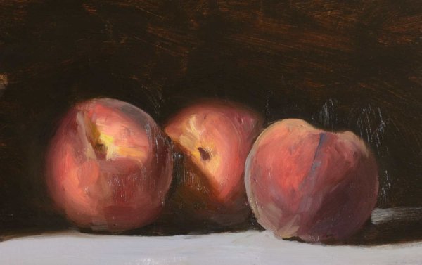 Персики акрилом