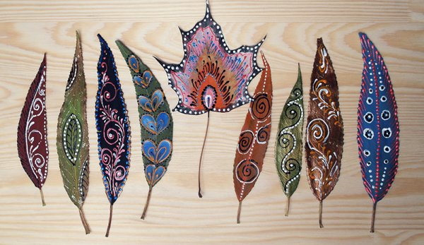 Кленовый лист живопись