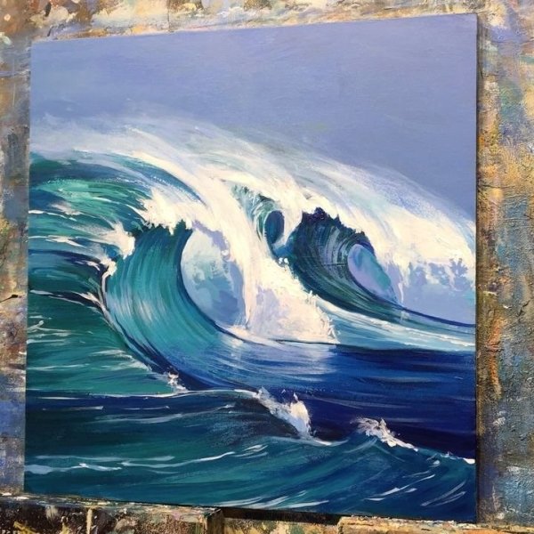 Волна живопись