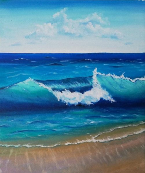 Море маслом