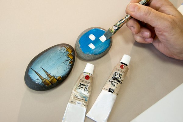 Мастер класс акриловыми красками