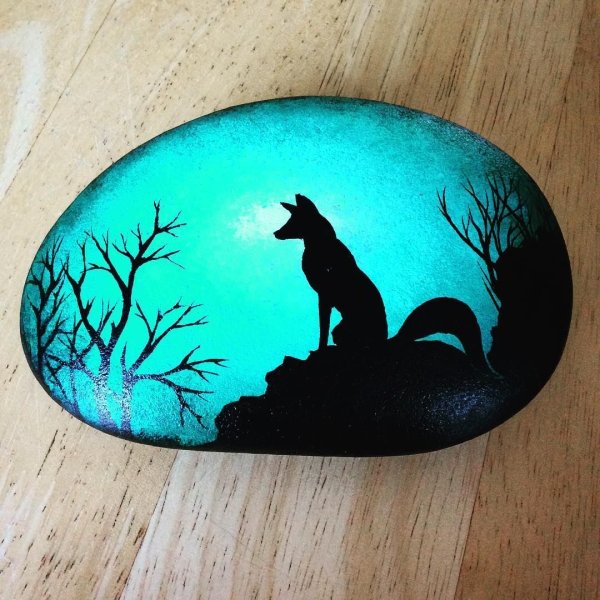 Роспись на камнях