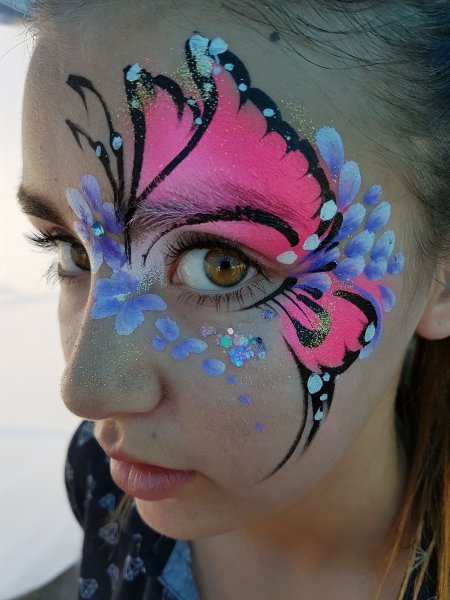 Аквагрим на лице