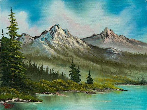 Американский художник Боб Росс