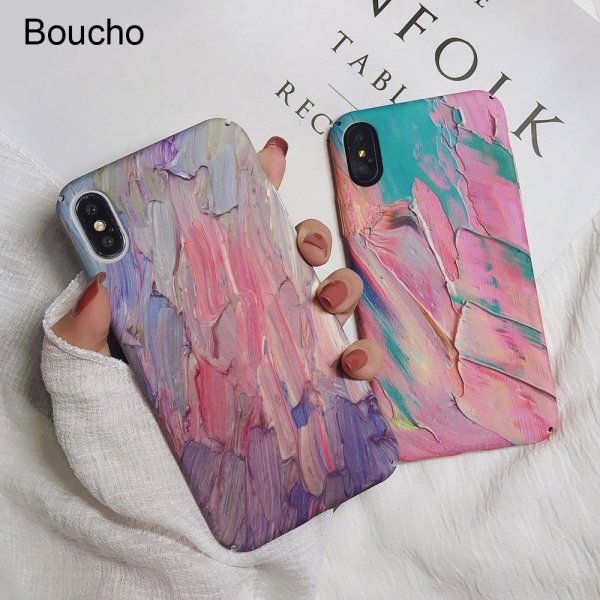 Чехол раскрашенный акрилом