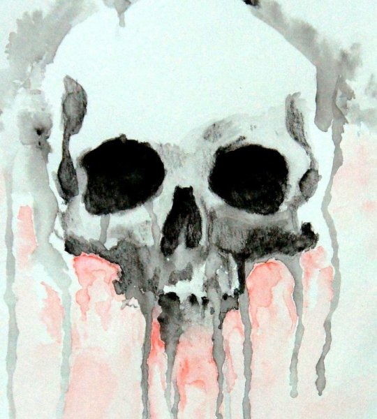 Фиолетовый череп