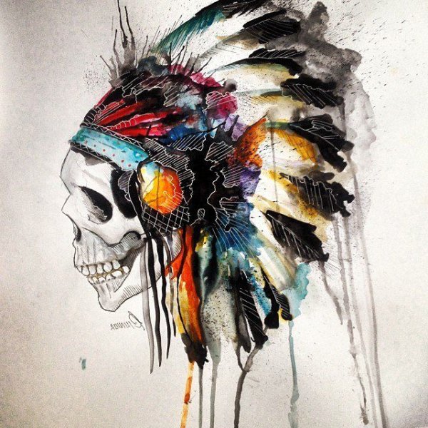 Череп для художников