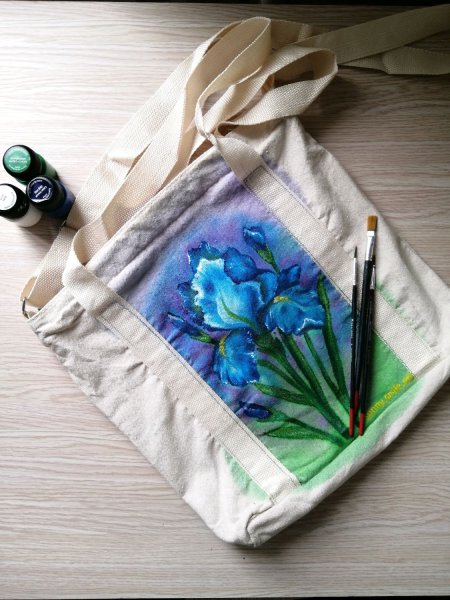 Мастер класс роспись сумок