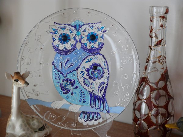 Роспись бокалов акриловыми красками