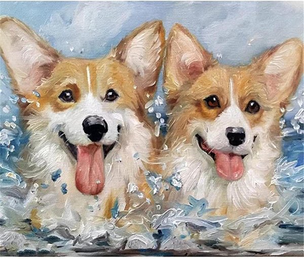 Картина вельш корги