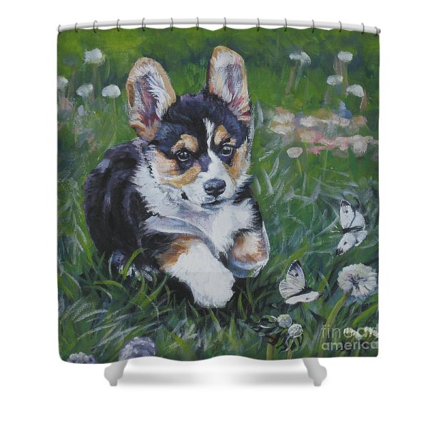 Картина акрилом вельш корги