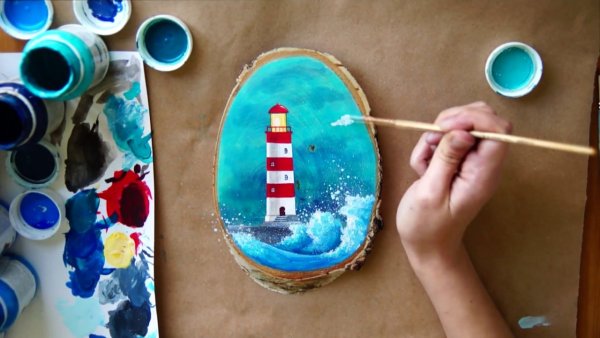 Рисование кремовыми красками для детей