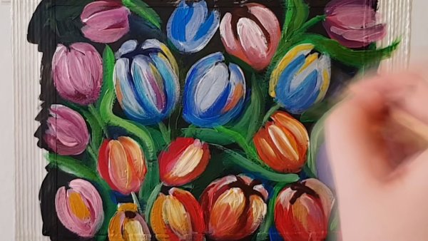 Уроки рисования акриловыми красками для начинающих