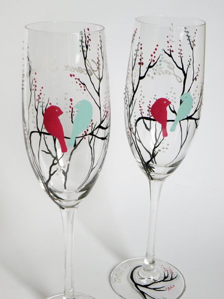 Разрисованные бокалы
