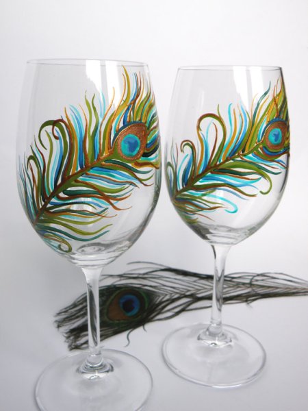 Роспись бокалов