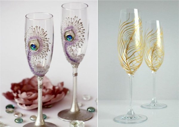 Роспись фужеров