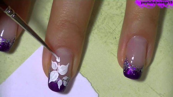 Маникюр китайская роспись