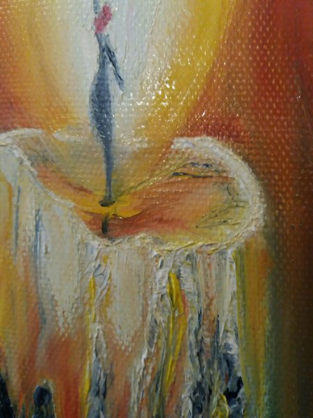 Пламя свечи картина